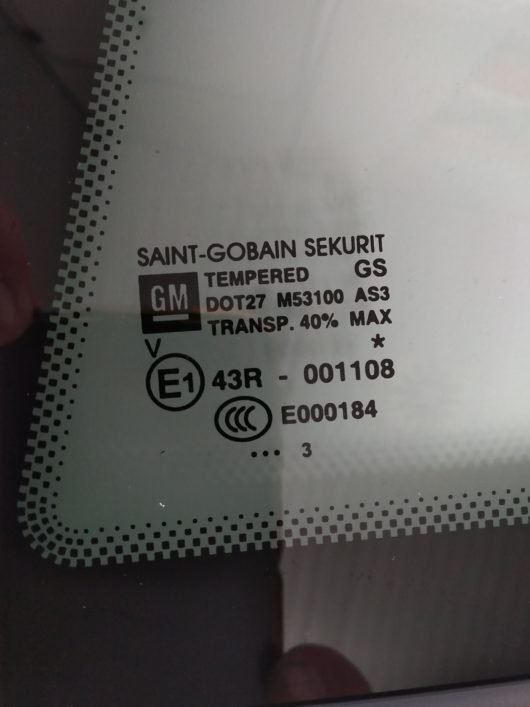 Cristallo laterale post. sx Corsa D 3porte - immagine 3