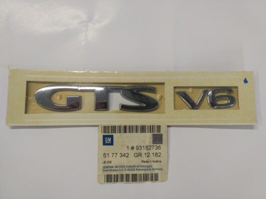 scritta GTS V6