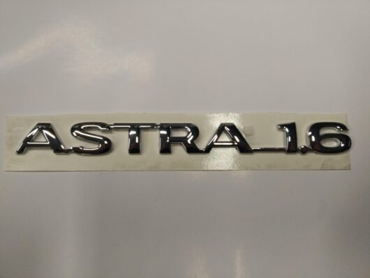 scritta ASTRA 1.6