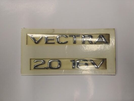 scritta VECTRA 2.0 16V