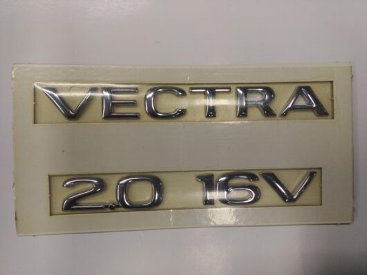 scritta VECTRA 2.0 16V