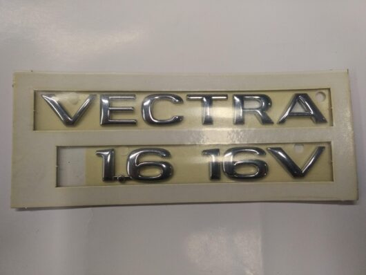 scritta VECTRA 1.6 16V