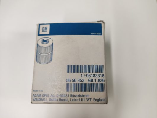 Filtro olio originale Opel Omega B