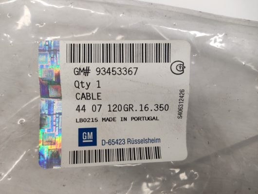 Cavo chiusura porta posteriore battente Opel Vivaro B - immagine 2
